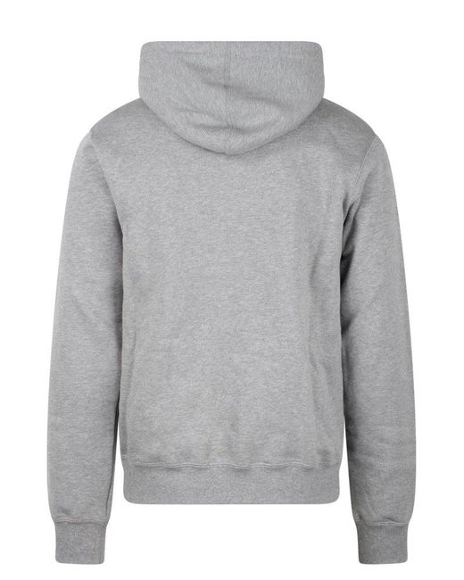 【DIOR HOMME】送料/関税込 CD Icon Hooded Sweatshirt CD Icon Hooded Sweatshirt Gray Cotton Fleece | DIOR