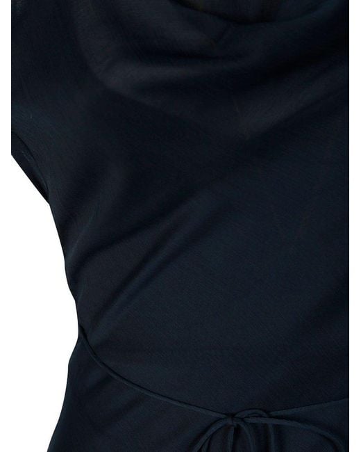 ROTATE BIRGER CHRISTENSEN Blue Long Dress