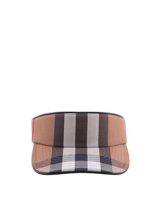 Burberry Cotton Visor in Beige (Natural) - Save 10% | Lyst