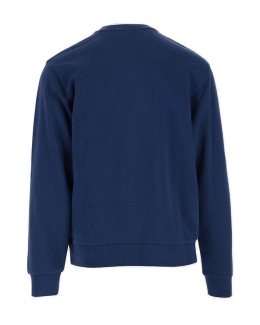 Carhartt Blue Script Embroidered Crewneck Sweatshirt for men