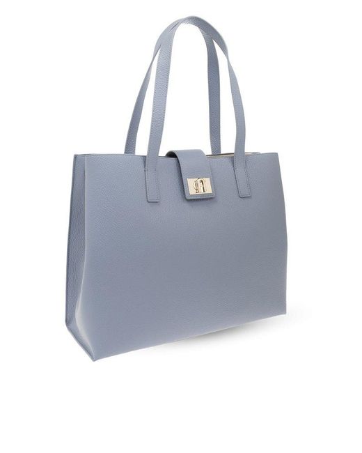Furla Blue '1927 Large' Shopper Bag,