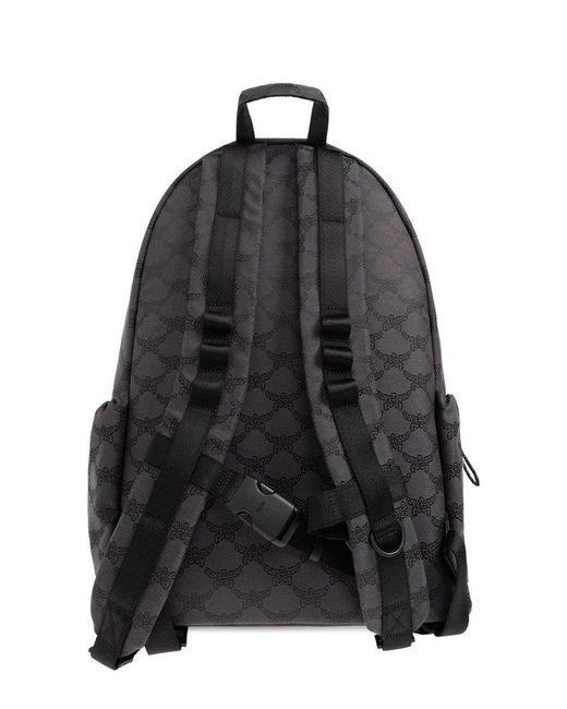 MCM Black 'himmel Medium' Backpack, for men