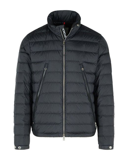 Moncler Black Alfit Hooded Short Down Jacket for men