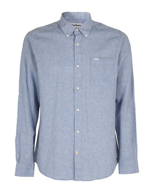 Barbour Blue Thorpe Tailored for men