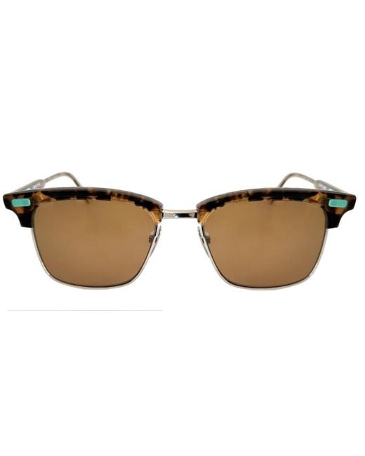 Thom Browne Black Square Frame Sunglasses