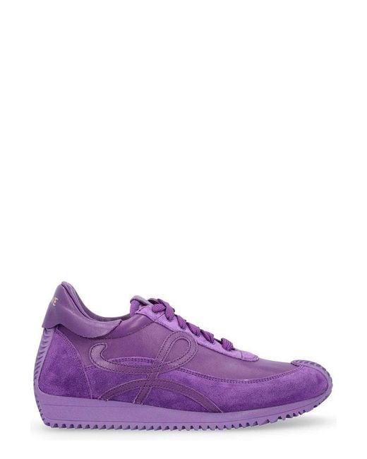 Loewe Purple Flow Lace-up Sneakers
