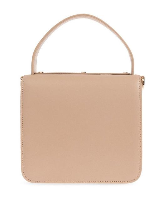 Chloé Penelope Foldover Top Handle Bag in Natural | Lyst