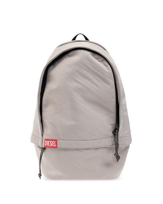 DIESEL Gray ‘Rave Rave’ Backpack for men