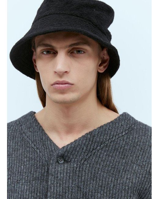 Engineered Garments Black Casual Bucket Hat for men
