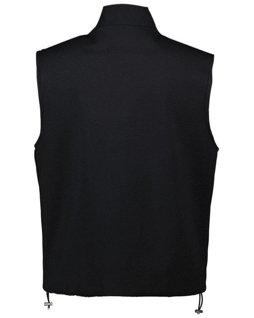 Moncler Black Reversible Padded Gilet for men