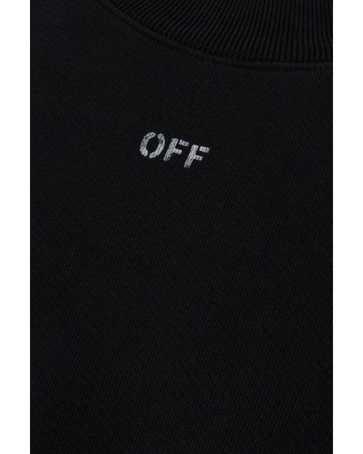 Off-White c/o Virgil Abloh Black Off Sweatshirts for men