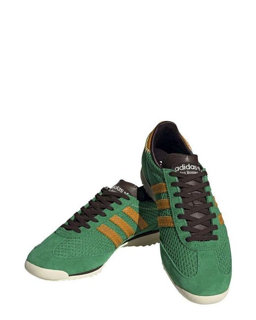 Adidas by Wales Bonner Sl72 Lace-up Sneakers in Green for Men | Lyst