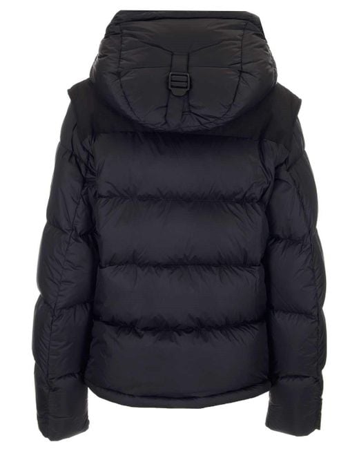 burberry black puffer coat