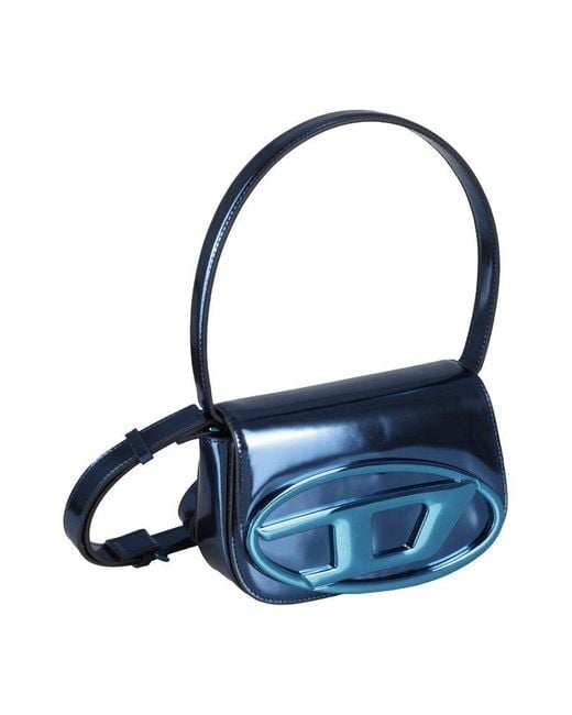DIESEL Blue 1dr Leather Shoulder Bag