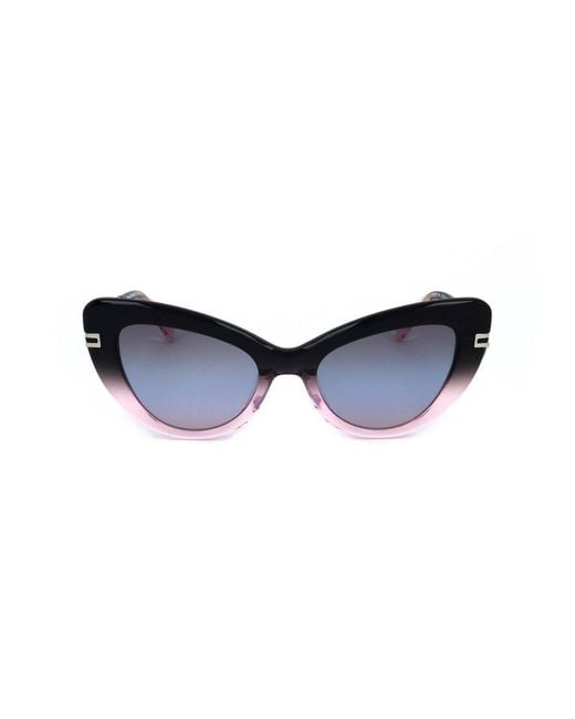 Vivienne Westwood Black Liza Cat Eye Frame Sunglasses