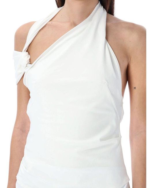 Nike White Jersey Mini Dress