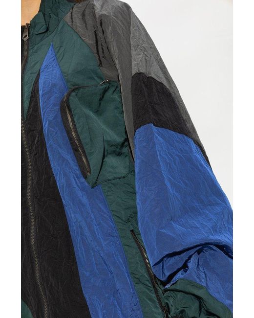 Adererror Blue Patchwork Track Jacket
