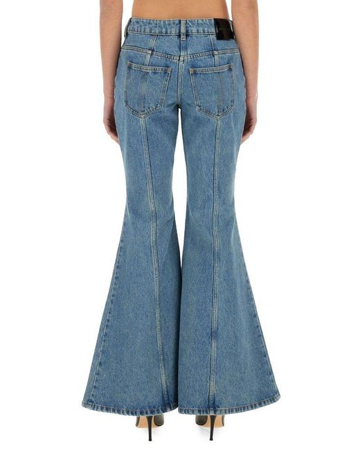 Nina Ricci Blue Flared Leg Jeans