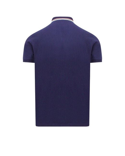 Ralph Lauren Blue Pure Cotton Polo Shirt for men