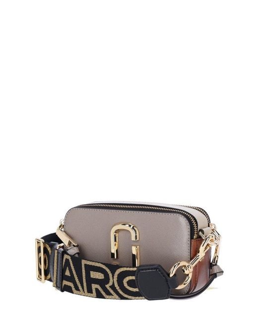 Marc Jacobs Multicolor The Snapshot Cement Multi Leather Camera Bag