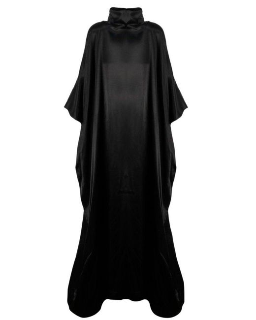 Balenciaga Black Roll-neck Maxi Dress