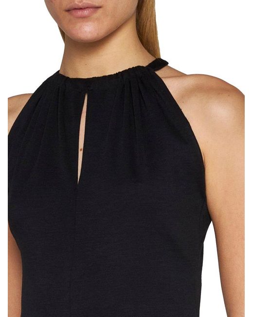 Wolford Blue Halter Neck Top