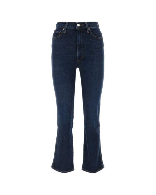 Flared top jeans sale