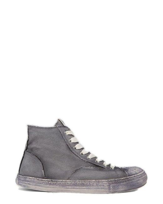 Maison Mihara Yasuhiro Black Past Sole Overdyed High Top Sneakers for men