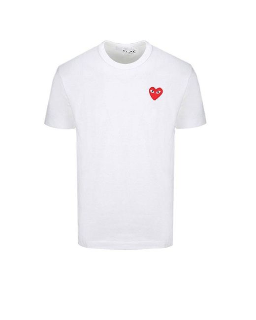 COMME DES GARÇONS PLAY White T-shirt for men