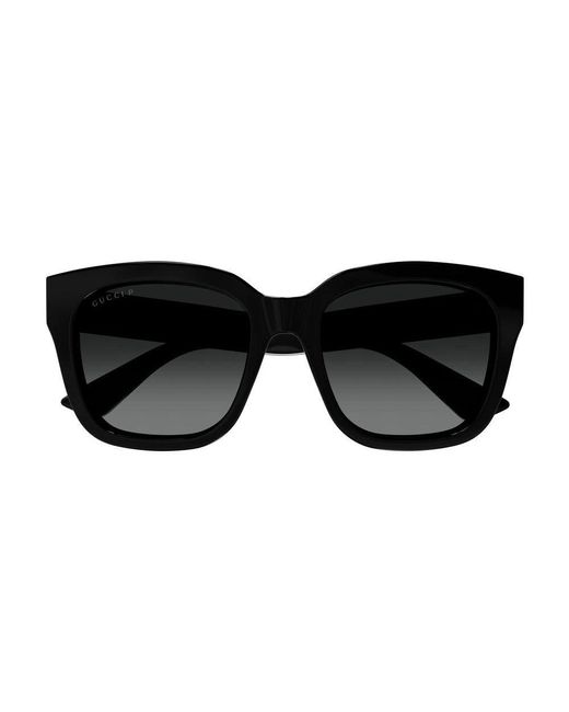 Gucci Black Square Frame Sunglasses