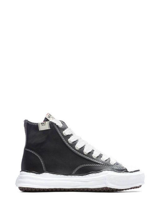 Maison Mihara Yasuhiro Black Peterson High-Top Sneakers