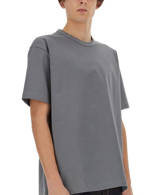 Junya Watanabe Gray Cotton Blend T-Shirt for men