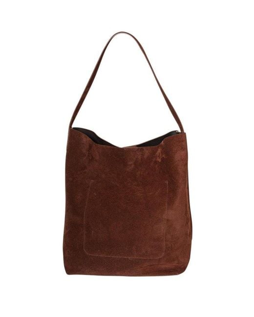 Mansur Gavriel Brown Maxi Everyday Cabas Tote Bag