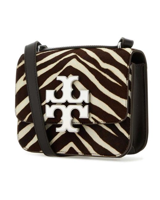 Tory Burch Eleanor Foldover Crossbody Bag in Black Lyst