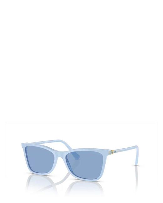 Swarovski Blue Butterfly Frame Sunglasses