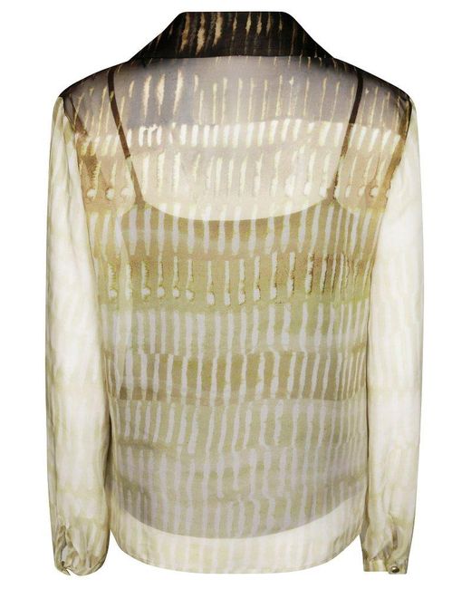 Liu Jo Multicolor Printed Chiffon Blouse