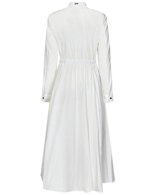 Herno White Midi Dress