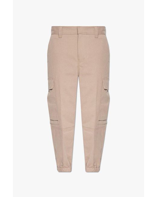 AMI Natural Cargo Trousers for men