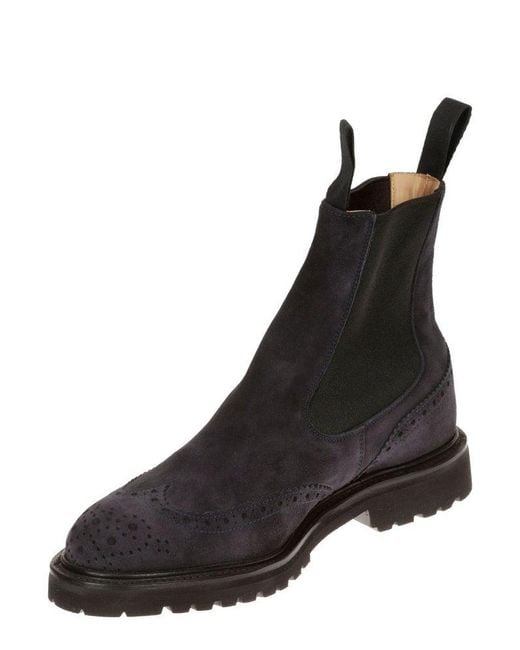 Tricker's Black Henry Ankle Boots for men