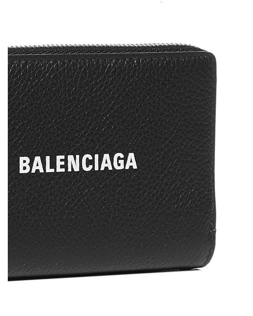 Balenciaga Black Cash Chain Wallet for men