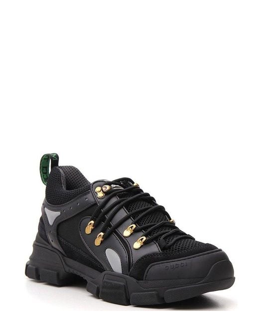 Gucci Black Flashtrek Sneakers for men