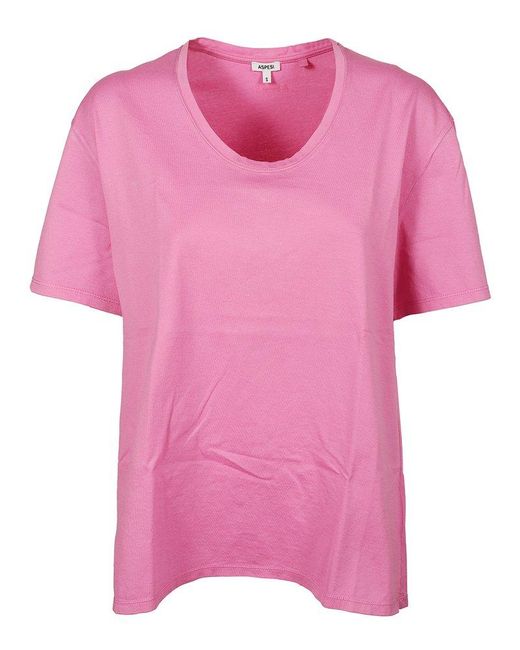 Aspesi Pink Jersey T-Shirt