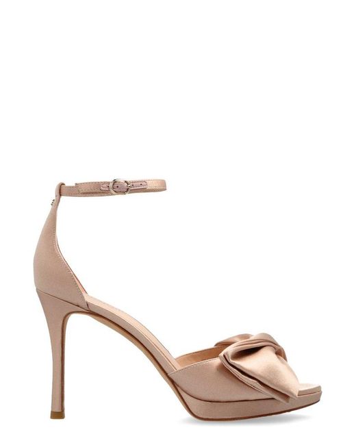 Kate Spade Brown Bridal Bow Sandals
