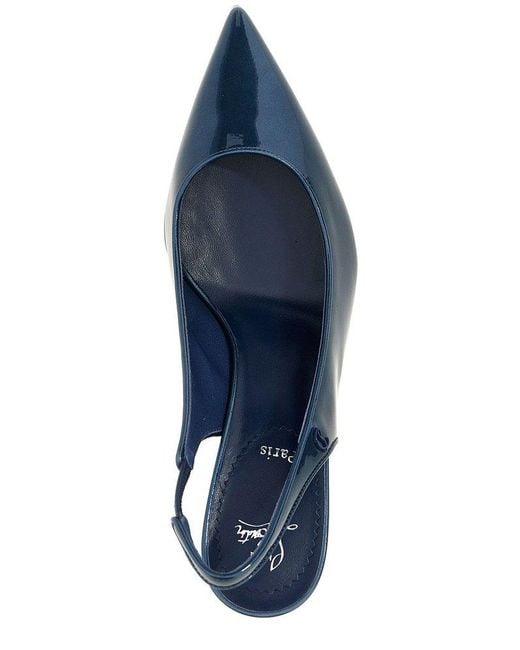 Christian Louboutin Blue Sporty Kate Slingback Pumps