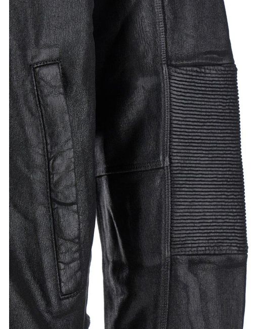 DSquared² Black Zipped Biker Jacket for men