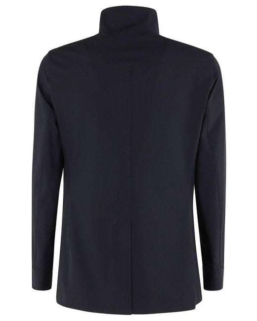 DUNO Blue Double-Breasted Jacket for men