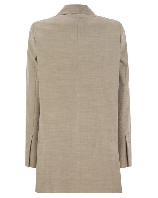 ジャケット Max Mara 'Acacia1234' blazer Max Mara 'acacia1234' single-breasted textured blazer | The
