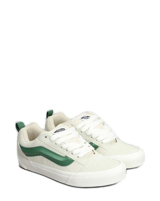 Vans Green Knu Skool Lace-Up Sneakers for men