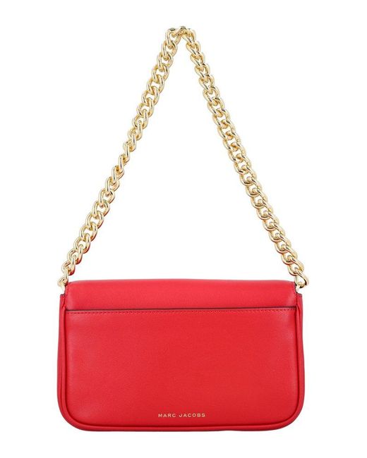 Marc Jacobs Red J Marc Leather Bag