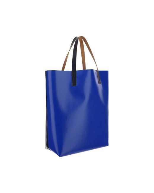 marni two tone leather tote